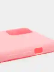 Розовый силиконовый чехол на iPhone 11 Pro Max