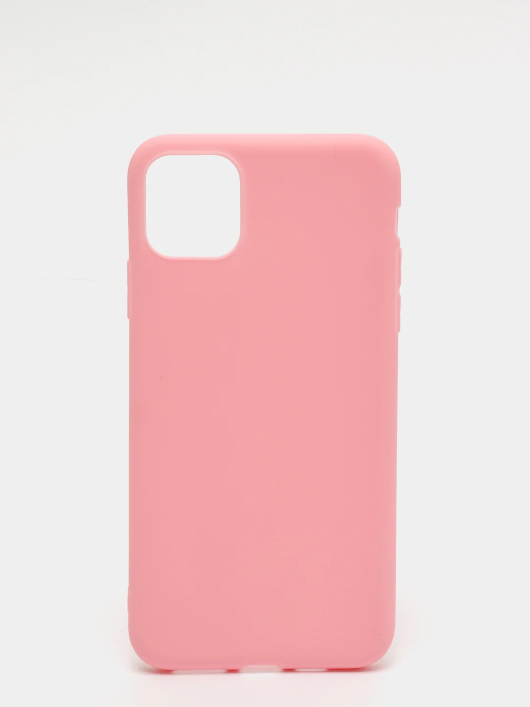 Розовый силиконовый чехол на iPhone 11 Pro Max