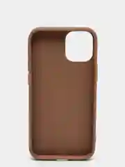 Коричневый силиконовый чехол на iPhone 12 Mini