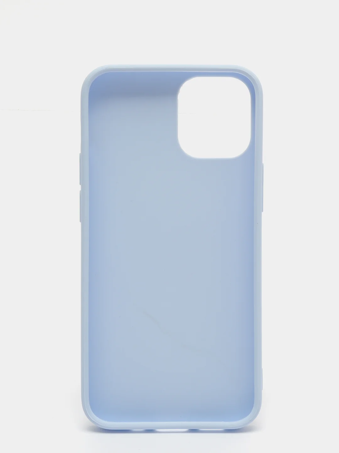Голубой силиконовый чехол на iPhone 12 Mini