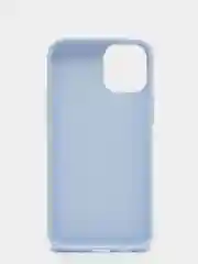 Голубой силиконовый чехол на iPhone 12 Mini