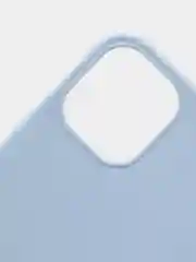 Голубой силиконовый чехол на iPhone 12 Mini
