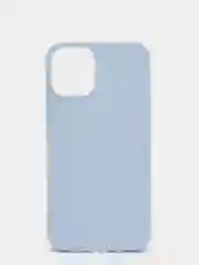 Голубой силиконовый чехол на iPhone 12 Mini