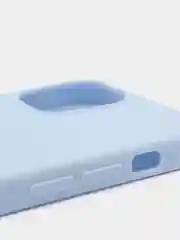 Голубой силиконовый чехол на iPhone 12 Mini