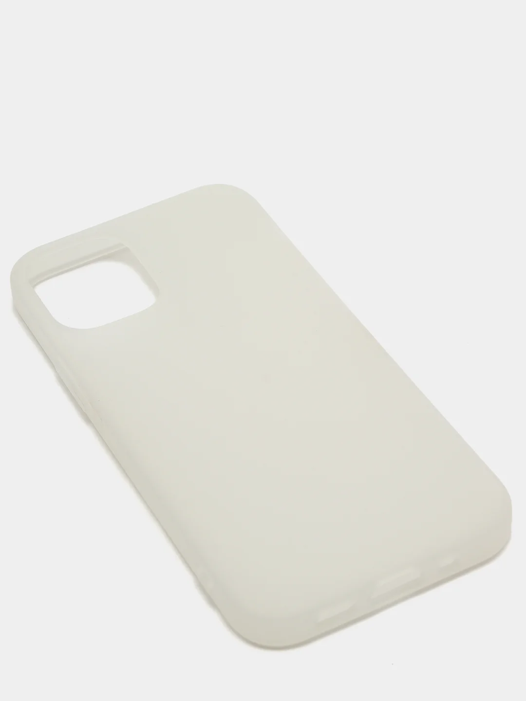 Белый силиконовый чехол на iPhone 12 Mini