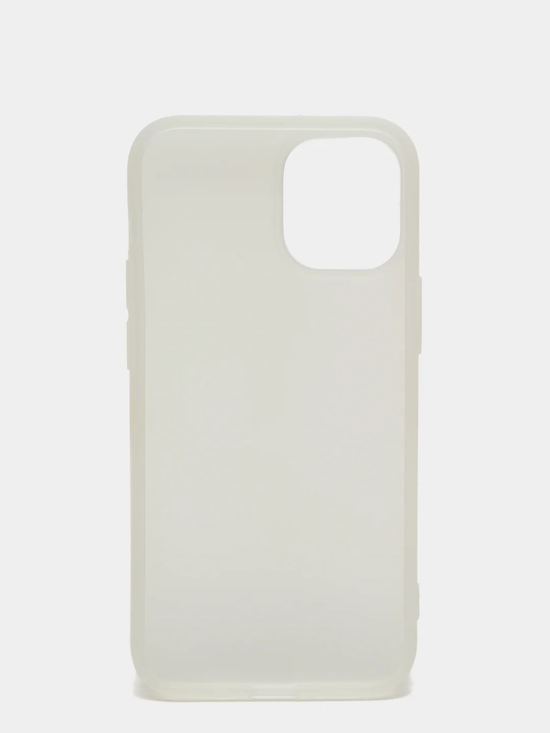 Белый силиконовый чехол на iPhone 12 Mini