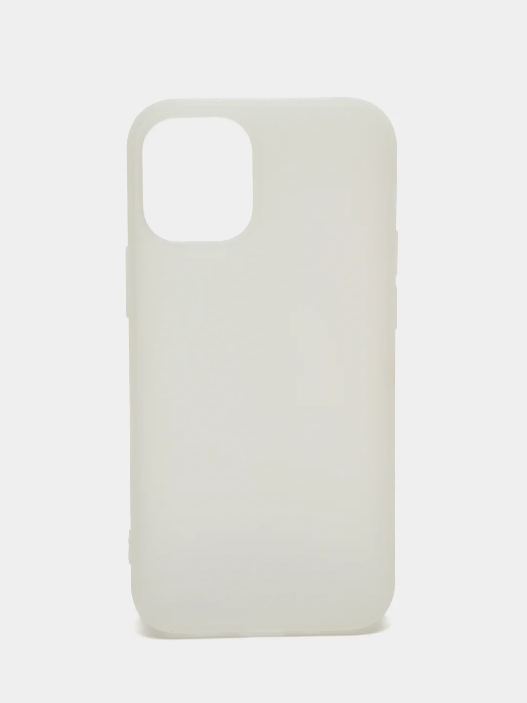 Белый силиконовый чехол на iPhone 12 Mini