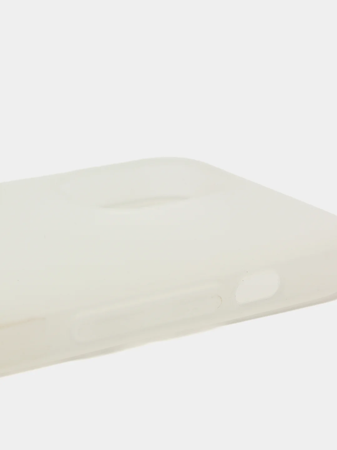 Белый силиконовый чехол на iPhone 12 Mini