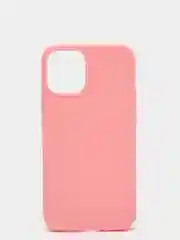 Розовый силиконовый чехол на iPhone 12 Mini