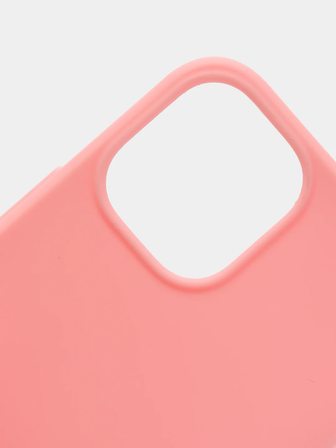 Розовый силиконовый чехол на iPhone 12 Mini