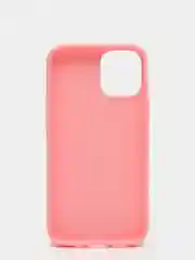 Розовый силиконовый чехол на iPhone 12 Mini