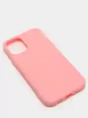 Розовый силиконовый чехол на iPhone 12 Mini
