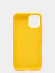 Желтый силиконовый чехол на iPhone 12 Mini