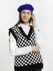 Синий беретка