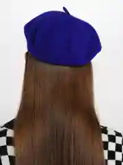 Синий беретка
