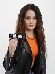 Черный очки солнцезащитные, имиджевые унисекс с чехлом и салфеткой
