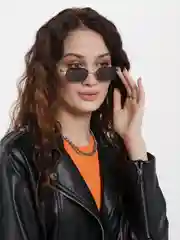 Черный очки солнцезащитные, имиджевые унисекс