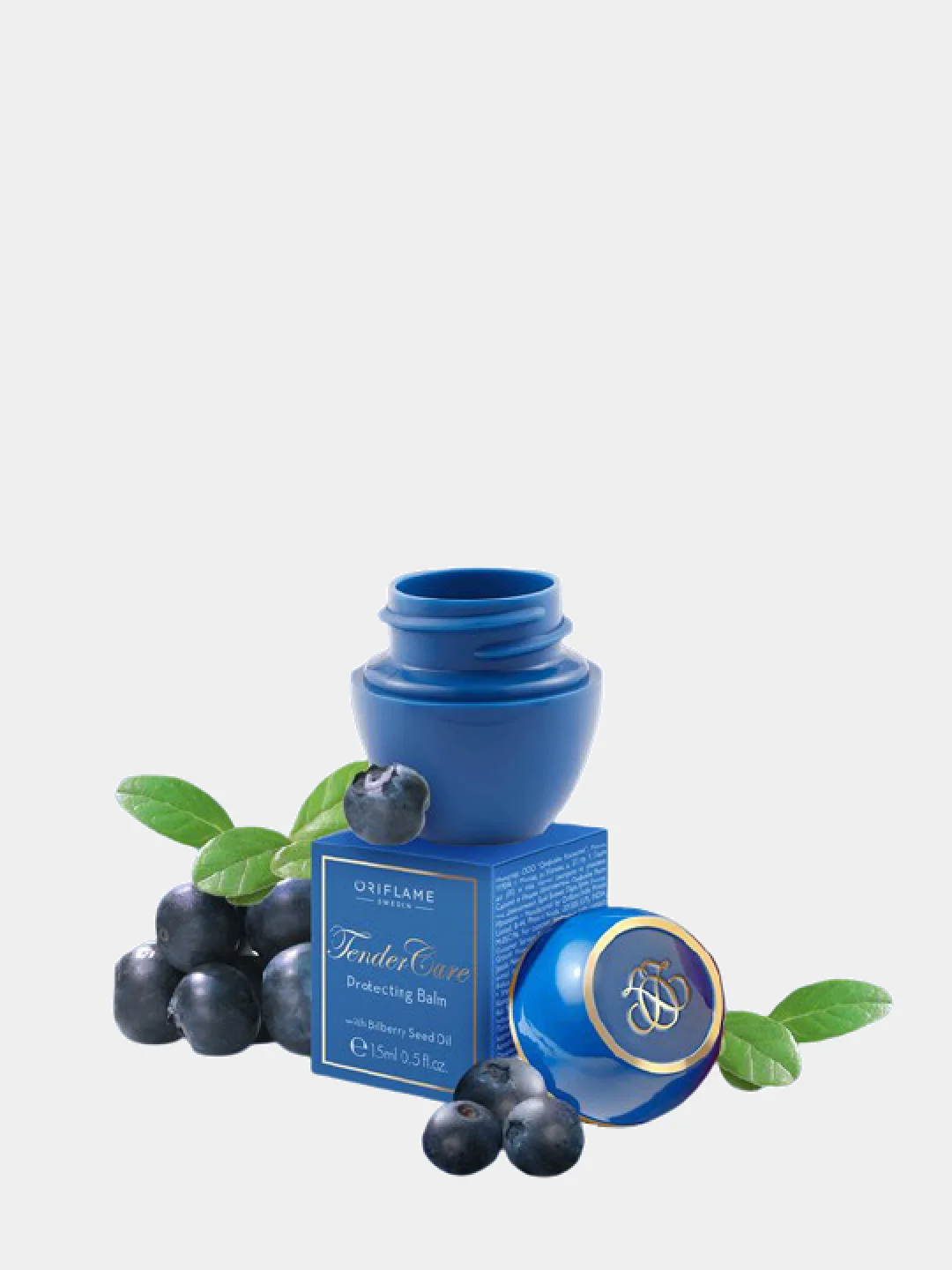 Синий бальзам для губ Oriflame TENDER CARE