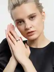 Кольцо из стали (унисекс,) цвет радужный