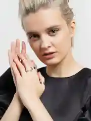 Серебряный набор колец Must have, 2 цвета