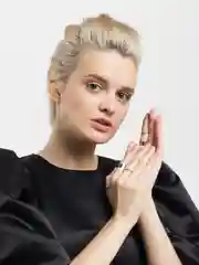 Серебряный набор колец Must have, 2 цвета