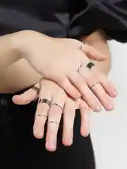 Серебряный набор колец Must have, 2 цвета