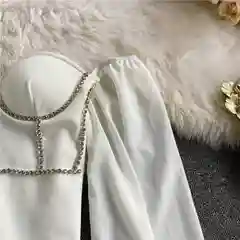 Вечерний топ с длинным рукавом с жесткими чашечками