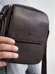 Коричневый сумка мужская из искусственной кожи Pellecon 812-81434-2