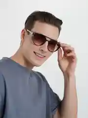 Терракотовый мужские солнцезащитные очки M