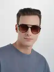 Терракотовый мужские солнцезащитные очки M