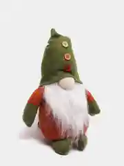 Зеленый новогодний гномик,  гном tomte, гном nisse