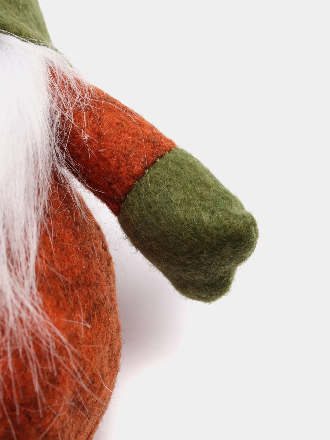 Зеленый новогодний гномик,  гном tomte, гном nisse