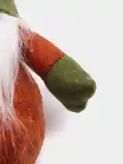 Зеленый новогодний гномик,  гном tomte, гном nisse