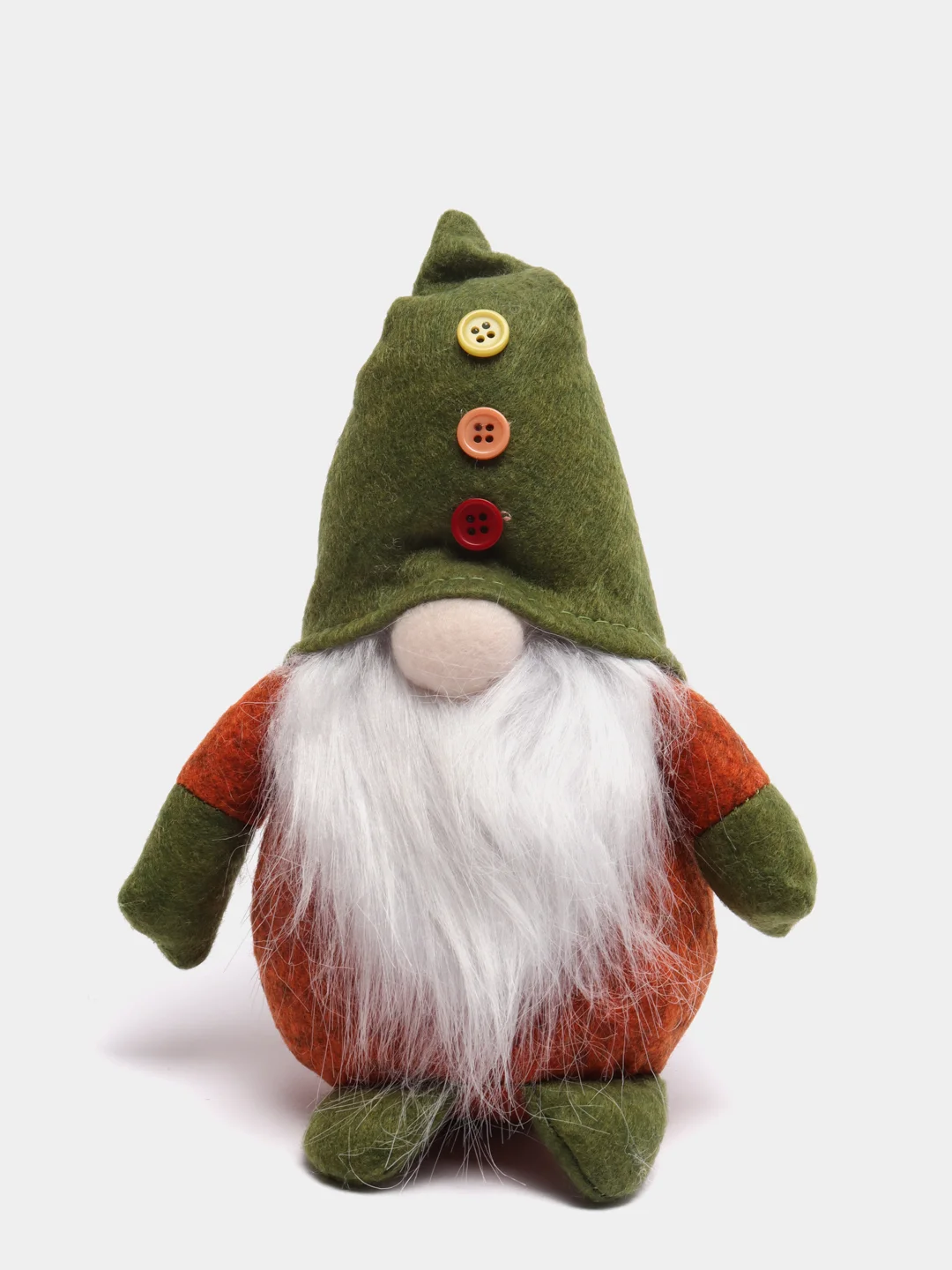 Зеленый новогодний гномик,  гном tomte, гном nisse