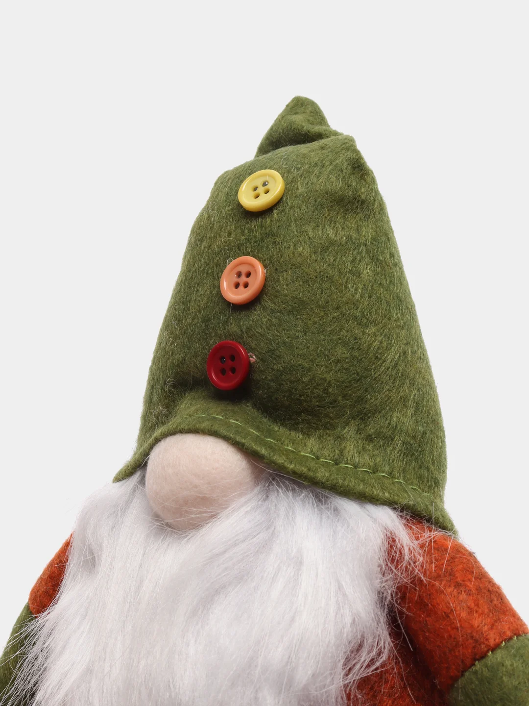 Зеленый новогодний гномик,  гном tomte, гном nisse