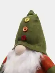 Зеленый новогодний гномик,  гном tomte, гном nisse