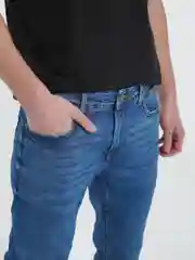 Синий мужские джинсы Bedew