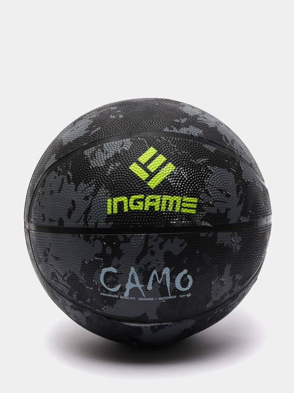Мяч баскетбольный Ingame Camo №7, серый