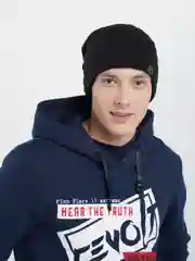 Черный шапка мужская
