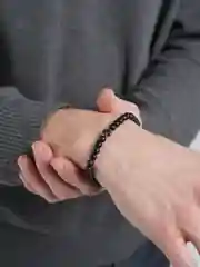 Браслет-крест из гематита
