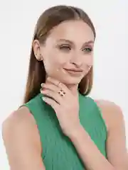 Золотой набор фаланговых колец