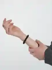 Терракотовый браслет мужской, из натурального камня
