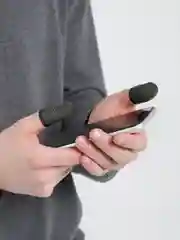 Угольный сенсорные напальчники для игр на смартфоне PUBG MOBILE