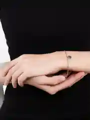 Серебряный браслет Lucky на руку, женский браслетик, тонкий браслет-цепочка с подвеской