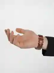 Терракотовый мужские кварцевые часы