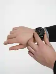 Черный мужские кварцевые часы
