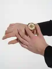 Золотой мужские кварцевые часы