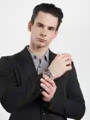 Синий мужские кварцевые часы