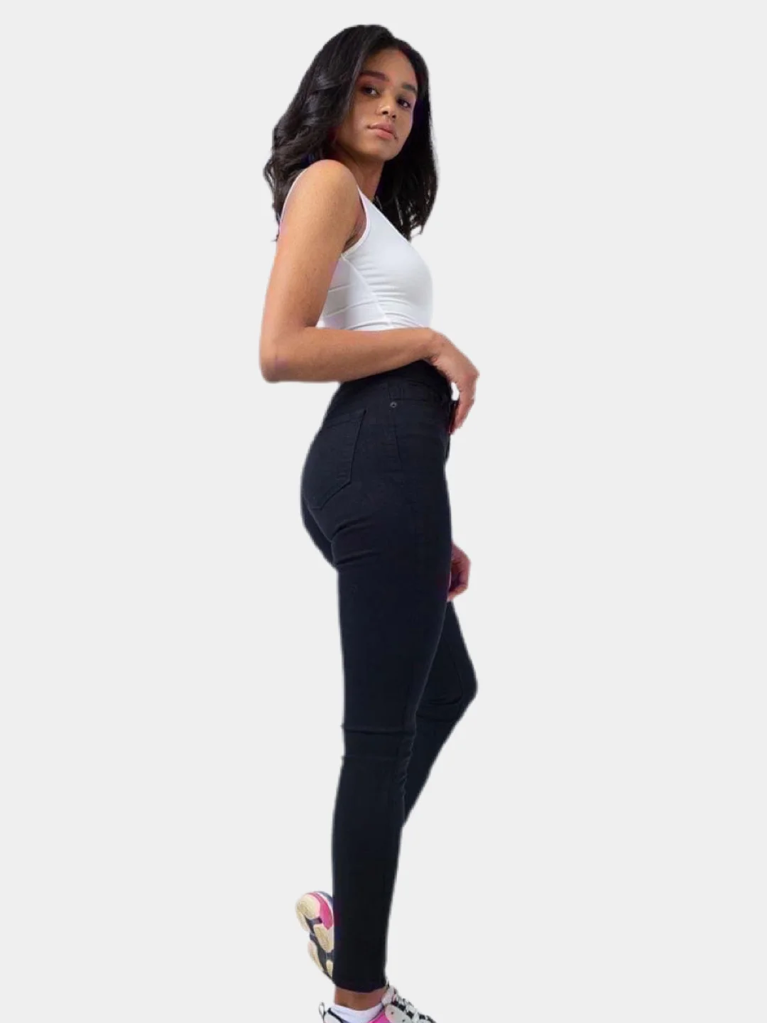 Джинсы женские черные, Skinny