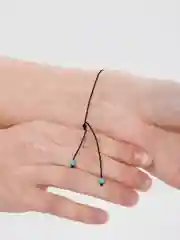 Бирюзовый браслет-нить "Simple bracelete"